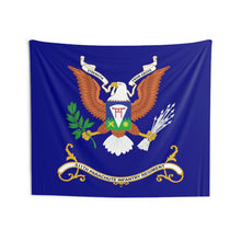 Load image into Gallery viewer, Indoor Wall Tapestries - 511th Parachute Infantry Regiment - STRENGTH FROM ABOVE - Regimental Colors Tapestry