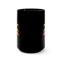 Load image into Gallery viewer, Black Mug 15oz - Army - 442nd Infantry Regimental Combat Team w Artillery Br - SSI - Ribbon X 300
