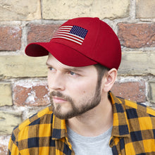 Load image into Gallery viewer, Unisex Twill Hat - United States Flag Hat - Direct to Garment (DTG) - Printed