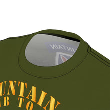 Load image into Gallery viewer, AOP - Army - 10th Mountain Division - Climb to Glory - REFORGER 90, Centurion Shield - Cold War Service Ribbons - Military Green
