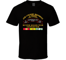 Load image into Gallery viewer, Army - F Troop, 4th Cavalry, Hunter Killer Team, Vietnam War with Vietnam Service Ribbons - T Shirt, Premium and Hoodie