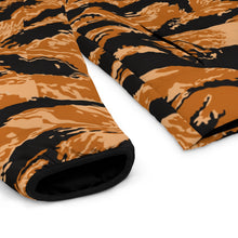 Load image into Gallery viewer, Men's Puffer Jacket (AOP) - Vietnam Tiger Stripe Orange X 300