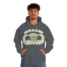 Load image into Gallery viewer, Unisex Heavy Blend Hooded Sweatshirt - Army - LRRP - Basic Airborne Badge w LRRP Tab X 300