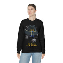 Load image into Gallery viewer, Unisex Heavy Blend Crewneck Sweatshirt - Army - Cavalry Hat - Air Assault w Branch w Slicks
