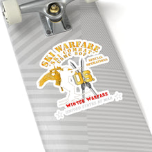 Load image into Gallery viewer, Kiss-Cut Stickers - SOF - USMC Special Operations - Ski Warfare - Ski Combat - Winter Warfare X 300