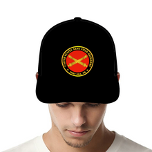 Load image into Gallery viewer, US Army Field Artillery Ft SIll Ok w Branch - AOP - Print Unisex Adjustable Curved Bill Baseball Hat
