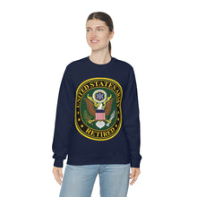 Load image into Gallery viewer, Unisex Heavy Blend Crewneck Sweatshirt - Army - US Army Retired