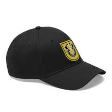 Load image into Gallery viewer, Unisex Twill Hat - 1st Special Forces Group (SFG) (Airborne) Flash with Crest - Direct to Garment (DTG) - Printed