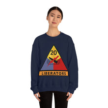 Load image into Gallery viewer, Unisex Heavy Blend Crewneck Sweatshirt - Army - 20th Armored Division - Liberators wo Txt