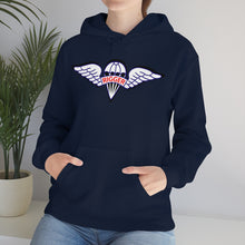 Load image into Gallery viewer, Unisex Heavy Blend Hooded Sweatshirt - Army - Parachute Rigger Cloth Wo Txt