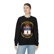 Load image into Gallery viewer, Unisex Heavy Blend Crewneck Sweatshirt - Army - 21st Infantry Regt - Gimlet