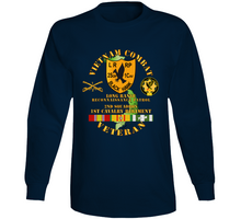 Load image into Gallery viewer, Army - Vietnam Combat Veteran - 2nd Squadron, 1st Cav Regt Lrrp - Black Hawk W Vn Svc Long Sleeve
