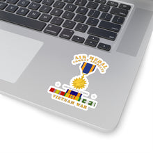 Load image into Gallery viewer, Kiss-Cut Stickers - Army - Air Medal - Combat Assaults w VN SVC w Air Medal Ribbon