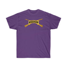Load image into Gallery viewer, Unisex Ultra Cotton Tee - Ranger - Airborne Infantry Front - Back - Mass Tactical Airborne Operation