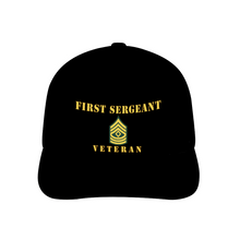 Load image into Gallery viewer, First Sergeant - Veteran (AOP) Unisex Adjustable Curved Bill Baseball Hat