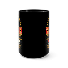 Load image into Gallery viewer, Black Mug 15oz - Army - 1st Battalion 80th Artillery - 72nd FA Brigade - Aschaffenburg Federal Republic of Germany with COLD Service Ribbons