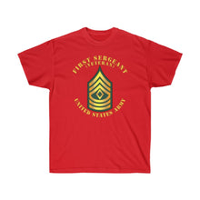 Load image into Gallery viewer, Unisex Ultra Cotton Tee - Army - First Sergeant - 1SG - Veteran - American Patriot