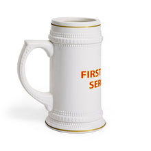 Load image into Gallery viewer, Beer Stein Mug - USMC - E8 - First Sergeant (1SG) X 300
