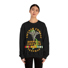 Load image into Gallery viewer, Unisex Heavy Blend Crewneck Sweatshirt - USN - USMC - Vietnam Combat Veteran Hospital Corpsman X 300