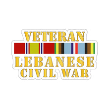 Load image into Gallery viewer, Kiss-Cut Stickers - USMC - Veteran Lebanese Civil War w EXP SVC