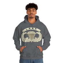 Load image into Gallery viewer, Unisex Heavy Blend Hooded Sweatshirt - Army - LRRP - Basic Airborne Badge w LRRP Tab X 300