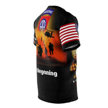 Load image into Gallery viewer, Unisex AOP Tee - Army - Invasion Of Iraq 2003 - 82nd Airborne Division - Battle of Samawah with Iraq War Service Ribbons