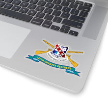 Load image into Gallery viewer, Kiss-Cut Stickers - Army - 327th Infantry Regiment - DUI w Br - Ribbon X 300