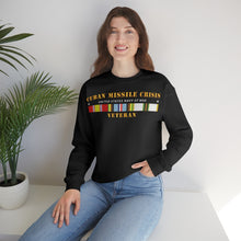 Load image into Gallery viewer, Unisex Heavy Blend Crewneck Sweatshirt - Navy - Cuban Missile Crisis w AFEM COLD SVC