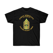 Load image into Gallery viewer, Unisex Ultra Cotton Tee - Army - First Sergeant - 1SG - Veteran - American Patriot