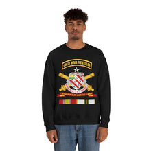Load image into Gallery viewer, Unisex Heavy Blend Crewneck Sweatshirt - Army - 8th Field Artillery w Br - Ribbon COLD WAR Vet Tab