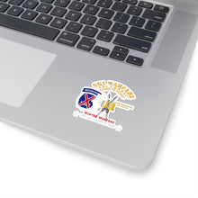Load image into Gallery viewer, Kiss-Cut Stickers - Army - 10th Mountain Division - Ski Warfare - Ski Combat - Winter Warfare X 300