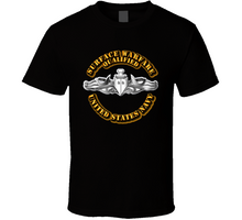 Load image into Gallery viewer, Navy - Surface Warfare Badge - Silver - T-Shirts - Classic
