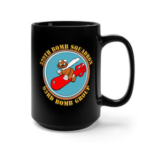 Load image into Gallery viewer, Black Mug 15oz - AAC - 329th Bomb Squadron,93rd Bomb Group - WWII - USAAF