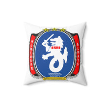 Load image into Gallery viewer, Spun Polyester Square Pillow - American Defenders Of Bataan Corregidor - Ms Logo