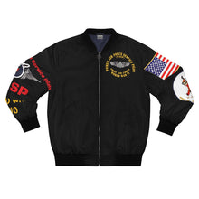 Load image into Gallery viewer, AOP Bomber Jacket - WASP - Women Air Force Service Pilots - "Finella" - World War Two