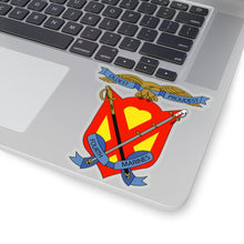 Load image into Gallery viewer, Kiss-Cut Stickers - USMC - 4th Marine Regiment