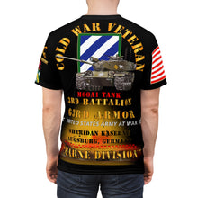 Load image into Gallery viewer, AOP - Cold War Vet - 3rd Battalion, 63rd Armor, 3rd Infantry Division - Augsburg, Germany - M60A1 Tank