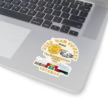 Load image into Gallery viewer, Kiss-Cut Stickers - Army - Gulf War Combat Vet - Transportation Corps X 300