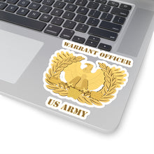 Load image into Gallery viewer, Kiss-Cut Stickers - Army - Emblem - Warrant Officer