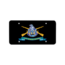 Load image into Gallery viewer, 31st Infantry Regiment with Infantry Branch and Ribbon - [Made in USA] Custom 12&quot; x 6&quot; Aluminum Automotive License Plate &amp; Frame Set
