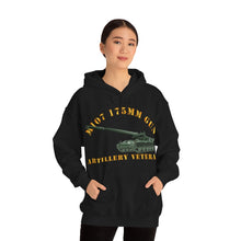 Load image into Gallery viewer, Unisex Heavy Blend™ Hooded Sweatshirt - Army - M107 - 175mm Gun - Artillery Veteran