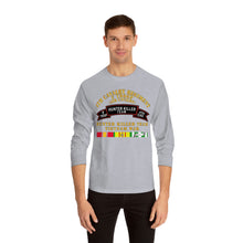 Load image into Gallery viewer, Unisex Classic Long Sleeve T-Shirt - Army - F Troop, 4th Cavalry, Hunter Killer Team, Vietnam War with Vietnam Service Ribbons