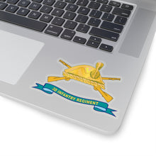 Load image into Gallery viewer, Kiss-Cut Stickers - Army - 3d Infantry Regiment - DUI w Br - Ribbon X 300