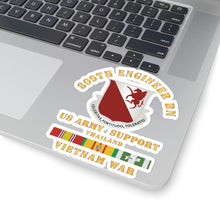 Load image into Gallery viewer, Kiss-Cut Stickers - Army - 809th Engineer Bn - Thailand w VN SVC X 300