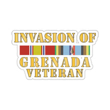 Load image into Gallery viewer, Kiss-Cut Stickers - Army - Grenada Invasion Veteran w EXP SVC