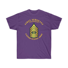 Load image into Gallery viewer, Unisex Ultra Cotton Tee - Army - First Sergeant - 1SG - Veteran - American Patriot