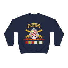 Load image into Gallery viewer, Unisex Heavy Blend Crewneck Sweatshirt - Army - 8th Field Artillery w Br - Ribbon COLD WAR Vet Tab