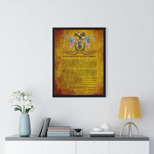 Load image into Gallery viewer, Premium Framed Vertical Poster - Emancipation Proclamation - January 1, 1863