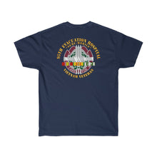 Load image into Gallery viewer, Unisex Ultra Cotton Tee - 95th Evacuation Hospital with SVC Ribbon - Vietnam - Front/Back