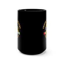 Load image into Gallery viewer, Black Mug 15oz - Army - Troop C, 9th Cavalry - Headhunters - Vietnam Vet w VN SVC X 300